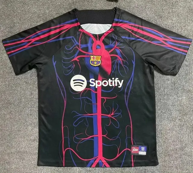 FC Barcelona Third Kit Anatomical Veins Print
