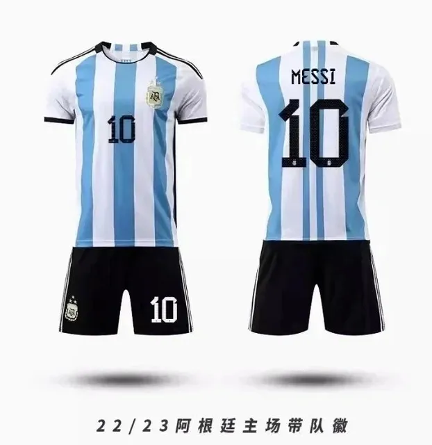 Adidas × Argentina National Team Argentina Home Kit 2022/23 Messi #10