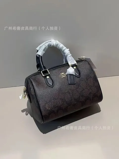 Coach Mini Bowery Signature Canvas