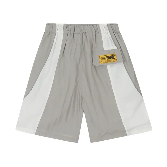 Corteiz Litework Shorts Grey White Panel