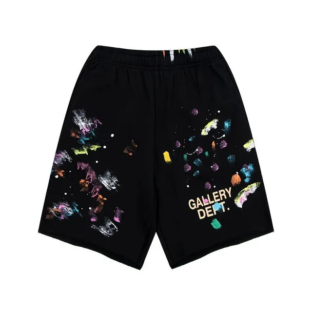 Gallery Dept. Paint Splatter Shorts Multi-Color Paint Print