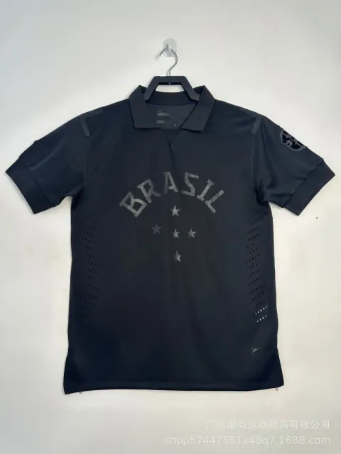 Nike Brazil National Team Polo All-Black