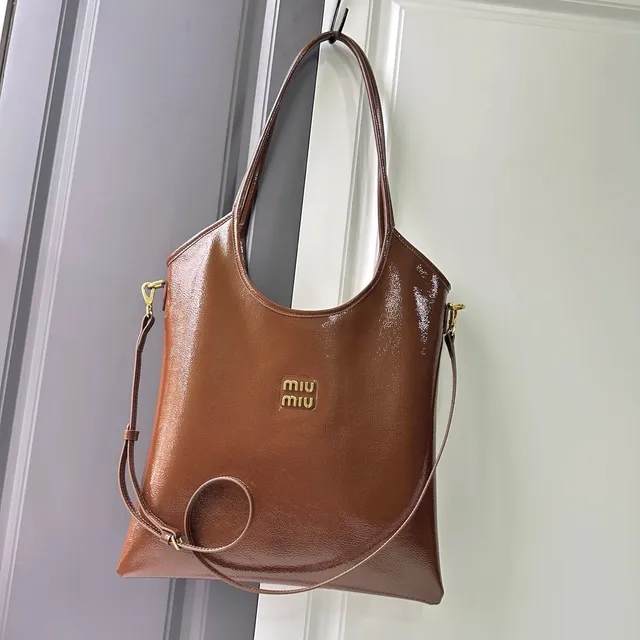 Miu Miu Tote Bag Patent Leather