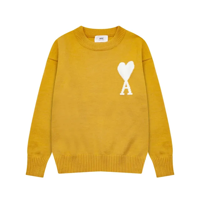 AMI Paris Knit Sweater Heart Logo