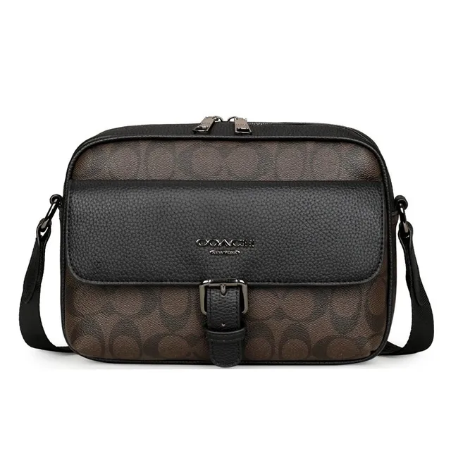 Coach Crossbody Bag Signature Canvas and Leather