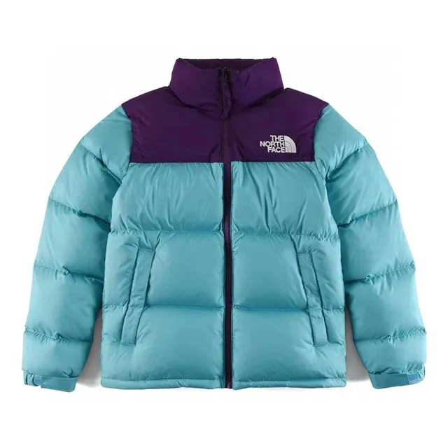The North Face Nuptse Jacket Teal Purple