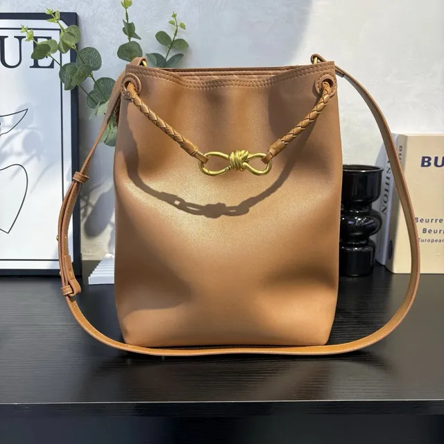 Bottega Veneta Jodie Bucket Bag Braided Knot Handle
