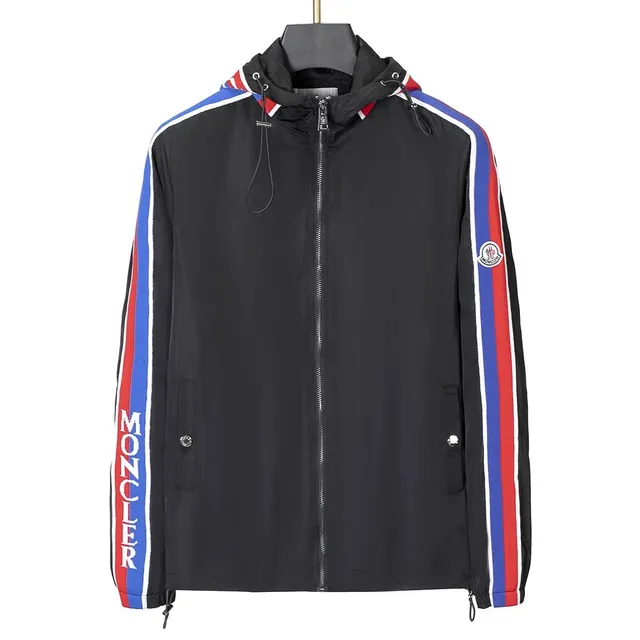 Moncler Windbreaker Jacket Logo Tape