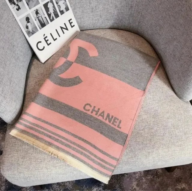 Chanel Logo Scarf