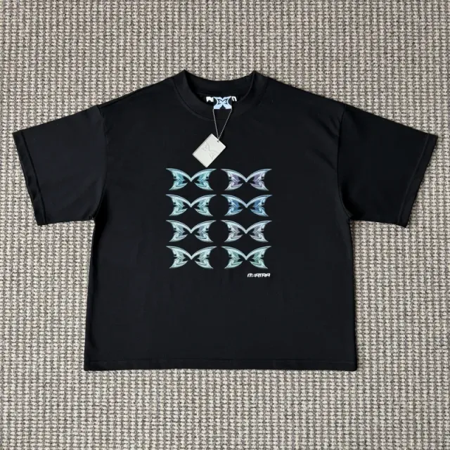Mizuno Butterfly Graphic Tee Iridescent Butterfly Grid