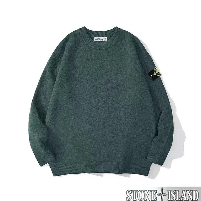 Stone Island Crewneck Sweater Olive Green