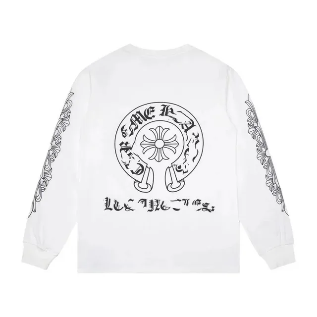 Chrome Hearts Long Sleeve Tee Cross Logo Print