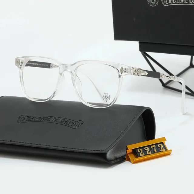 Chrome Hearts Optical Frame Clear Acetate with Silver Hardware