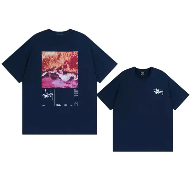 Stüssy Graphic Tee Ocean Print