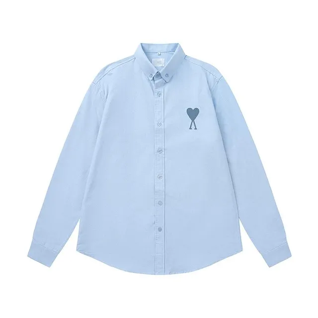 Amiri Button-Up Shirt Heart Logo