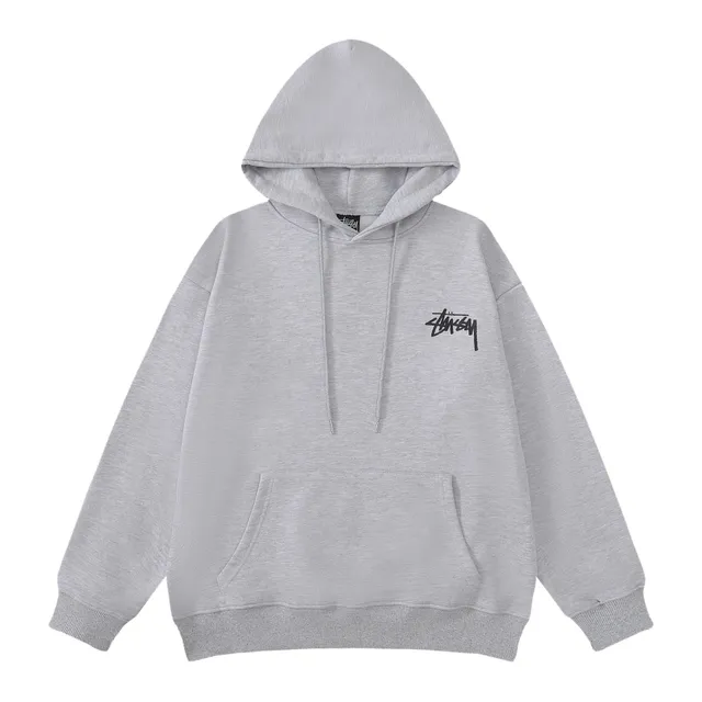 Stüssy Classic Hoodie Heather Grey