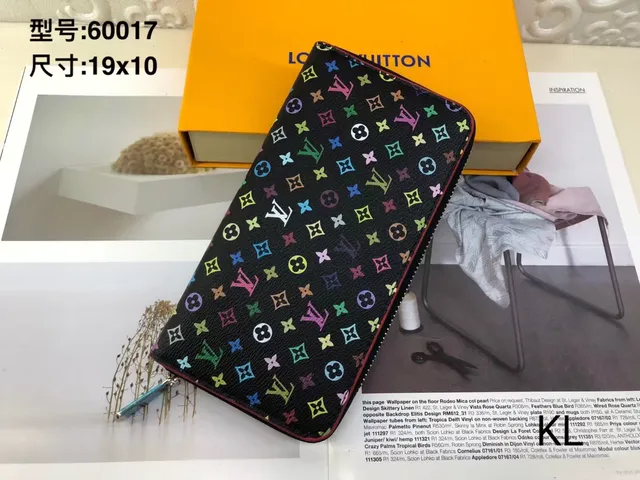 Louis Vuitton Zip Around Wallet Multicolor Monogram