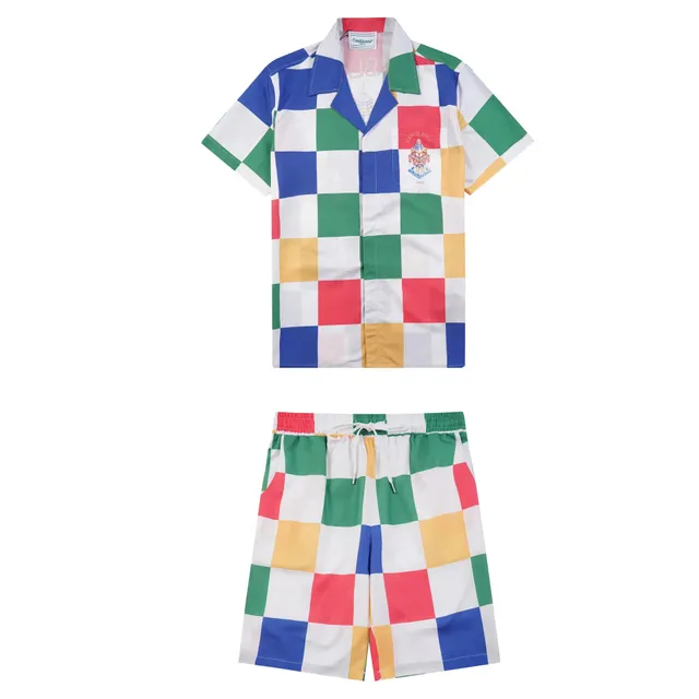 Casablanca Tennis Club Set Checkerboard Print