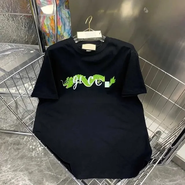 Gucci T-Shirt Green Dragon GG