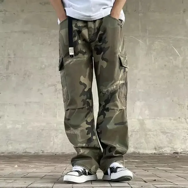 Stone Island Cargo Pants Camouflage
