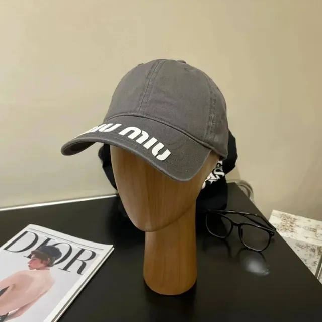 Miu Miu Baseball Cap Logo Embroidered