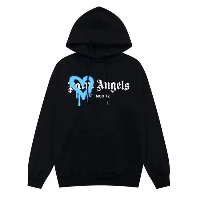 Palm Angels Hoodie Heart Logo