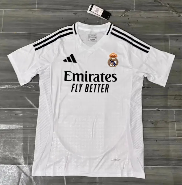 Adidas Real Madrid Home Jersey Emirates Fly Better