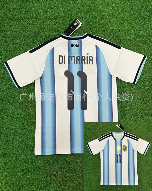 Adidas × Argentina National Team Argentina Home Jersey Di María #11