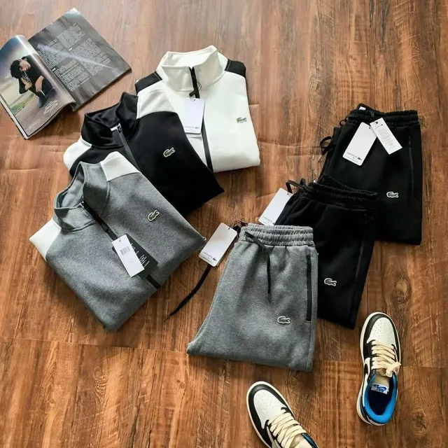 Lacoste Track Suit Set Color-Block