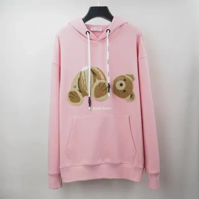 Palm Angels Hoodie Teddy Bear Appliqué