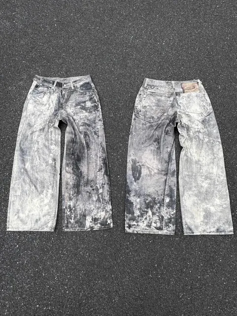 Levi's 501 Jeans Acid Wash Distressed