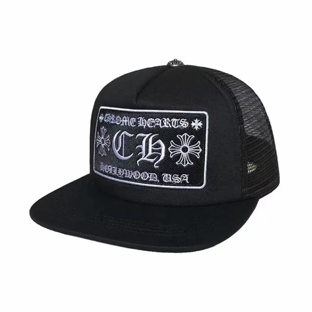 Trucker Hat Chrome Hearts Logo Patch