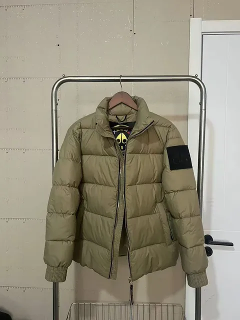 Moncler Puffer Jacket Olive Beige