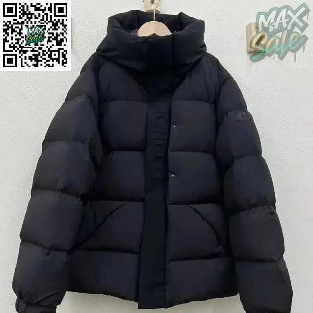 Moncler Puffer Jacket Logo Tape