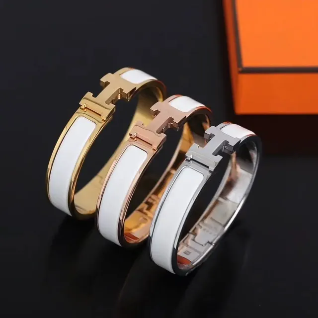 Hermès Constance Bracelet Enamel H-Clasp