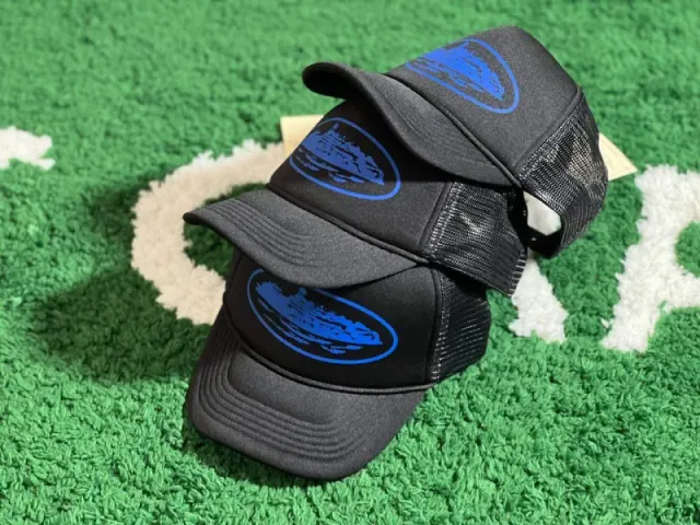 Corteiz Trucker Cap Blue Logo