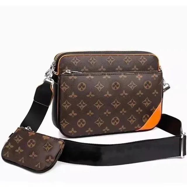 Louis Vuitton On The Go Monogram Canvas with Orange Accent