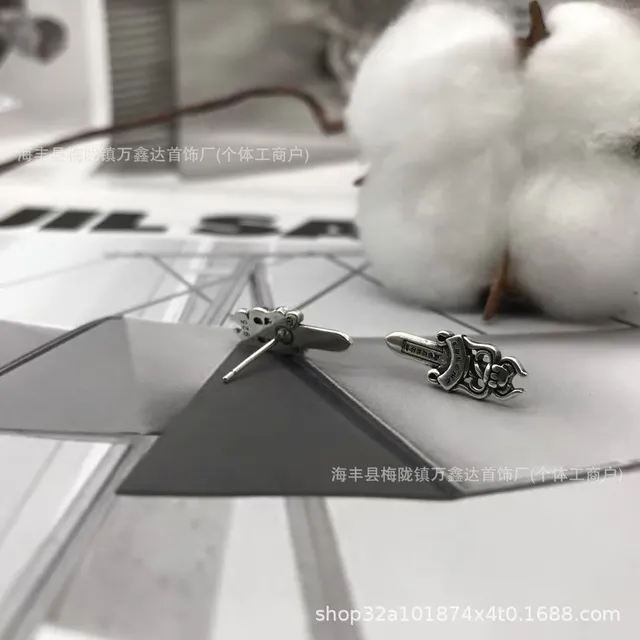 Sword Stud Earrings Chrome Hearts Sword