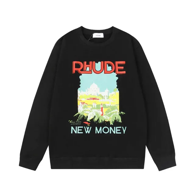 Rhude Crewneck Sweatshirt New Money Graphic