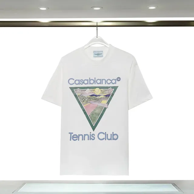 Casablanca Tennis Club Tee Triangle Graphic