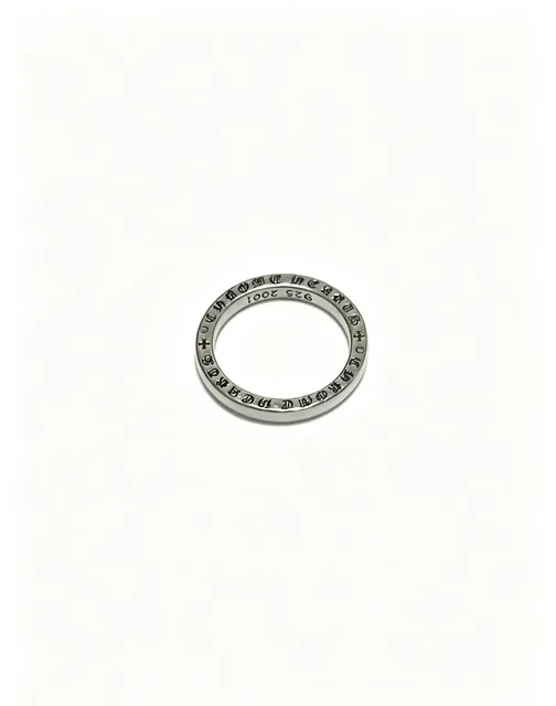 Chrome Hearts Cross Ring Engraved Band