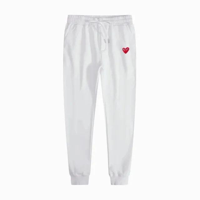 Comme des Garçons Jogger Pants Red Heart Logo