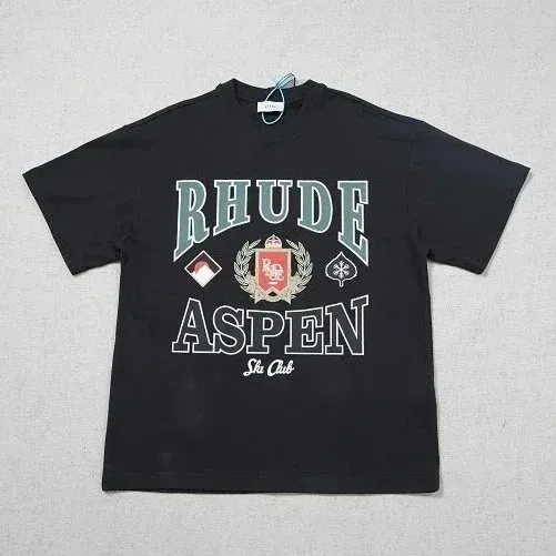 Rhude Aspen Ski Club Tee Arch Logo