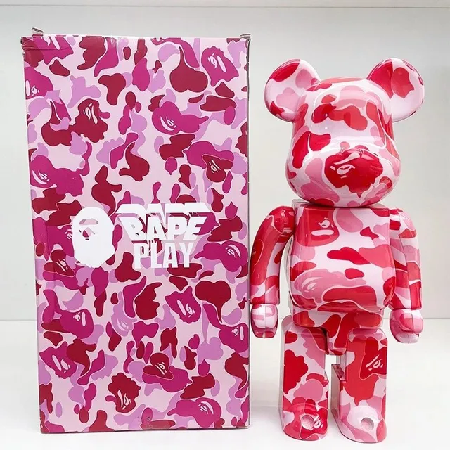 BAPE Bearbrick Pink Camo