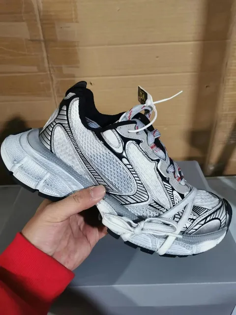 Balenciaga Triple S White Black Grey