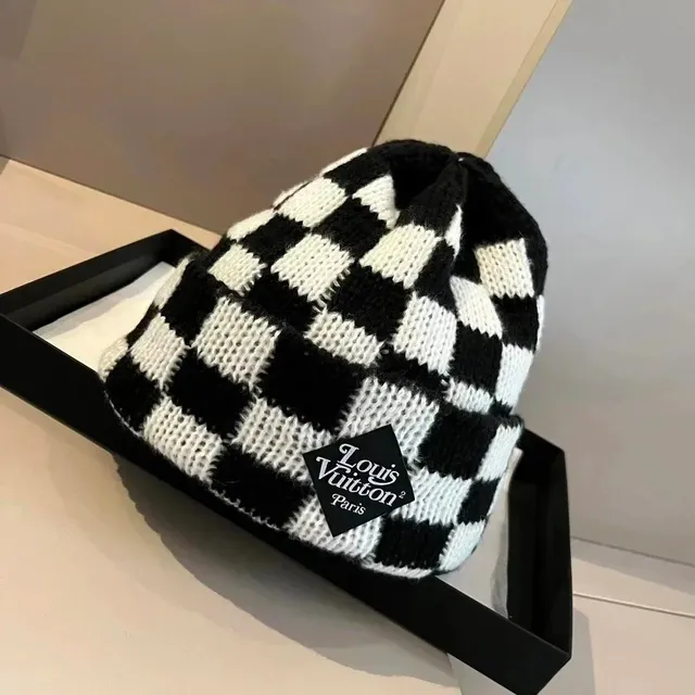 Louis Vuitton Knit Beanie Checkerboard