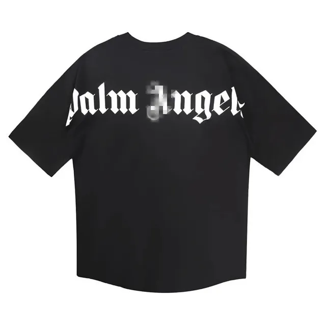 Palm Angels Logo Tee Gothic Print
