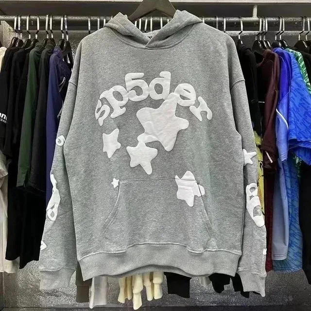 Sp5der Hooded Sweatshirt Star Appliqué