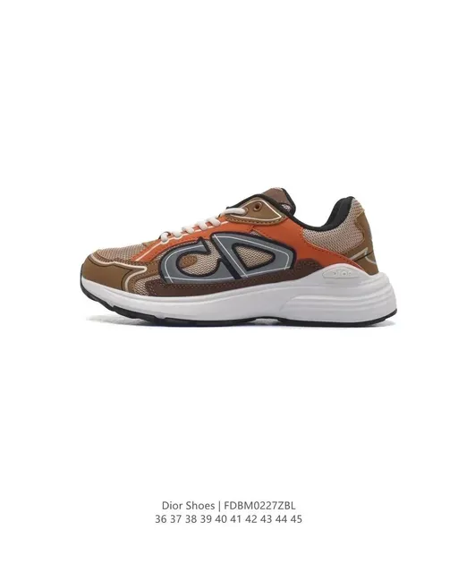 Dior Bobby Sneaker Orange Brown Mesh