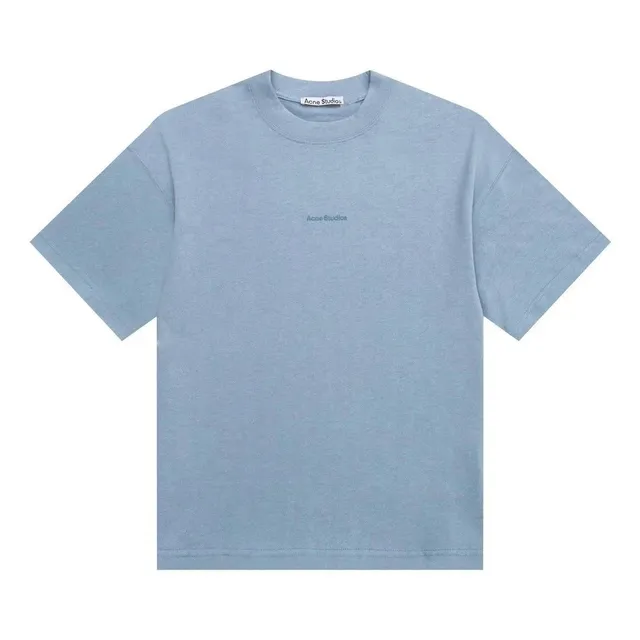 Acne Studios Logo T-Shirt Light Blue